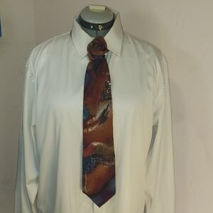 Pierre Cardin Cream  Multicolor Tie For WOMEN& MEN